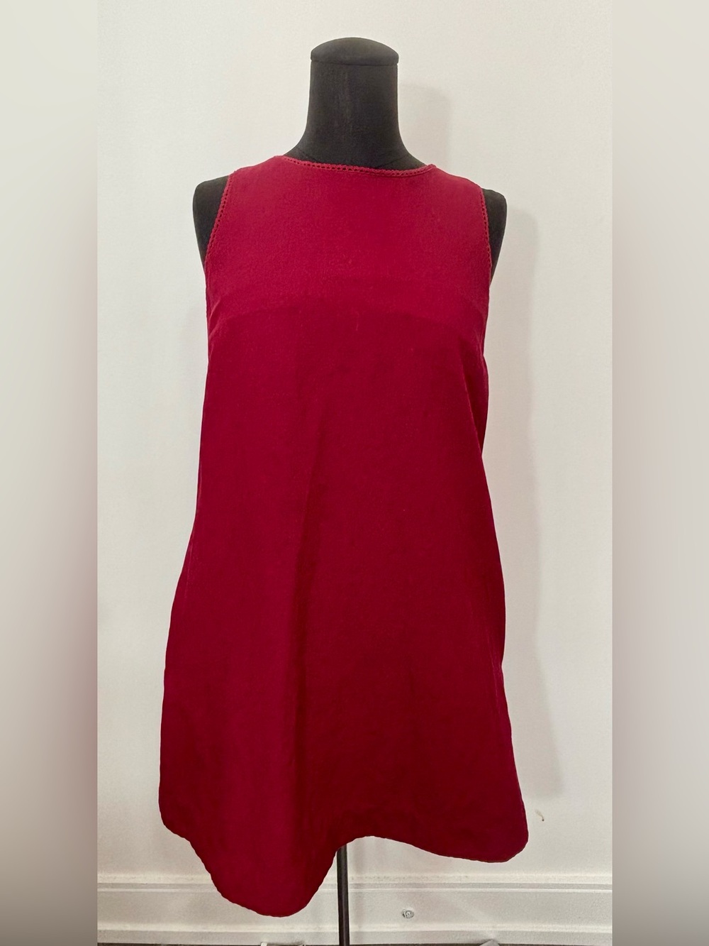 Uniqlo Linen Blend Sleeveless Mini Dress, Size S